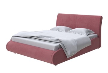 Кровать 2-спальная Corso-8 140x200, Велюр (Ultra Багряный) в Тюмени