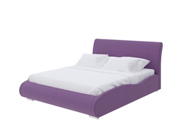 Кровать 2-спальная Corso-8 Lite 140x200, Велюр (Forest 741 Светло-фиолетовый) в Тюмени