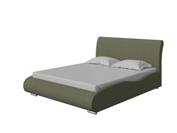 Спальная кровать Corso-8 Lite 140x200, Искусственная шерсть (Лама Авокадо) в Тюмени