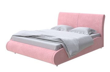 Кровать спальная Corso-8 Lite 160х200, Велюр (Casa Жемчужно-розовый) в Тюмени