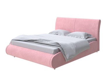Двуспальная кровать Corso-8 Lite 180х200, Велюр (Casa Жемчужно-розовый) в Тюмени