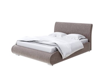 Двуспальная кровать Corso-8 Lite 200x200, Рогожка (Levis 25 Светло-коричневый) в Тюмени