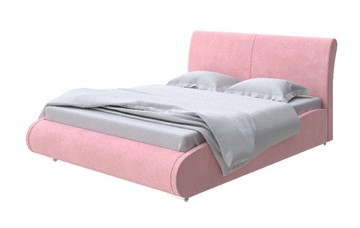Кровать Corso-8 Lite 200x200, Велюр (Casa Жемчужно-розовый) в Тюмени