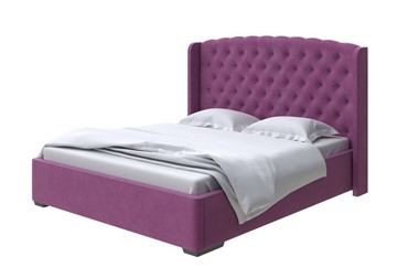 Спальная кровать Dario Classic Lite 140x200, Микровелюр (Manhattan Пряная вишня) в Тюмени