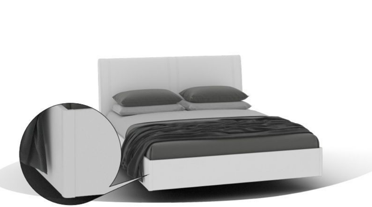 Кровать 1,5-спальная Domenica, Кр-06 (1600), без ГПМ в Тюмени - изображение 1
