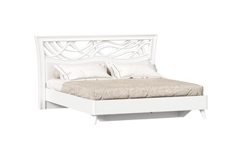 Кровать в спальню Джулия 1800 с кроватным основанием, Белый в Тюмени