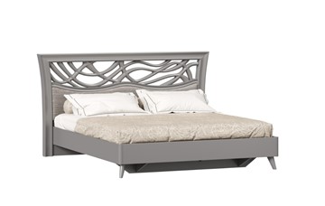 Кровать 2-спальная Джулия 1800 с кроватным основанием, Оникс Серый в Тюмени
