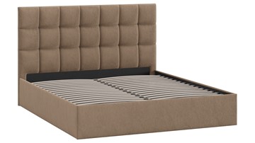 2-спальная кровать Эмбер тип 1 (Микровелюр Wellmart Latte) в Заводоуковске - предосмотр 1