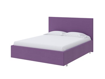 Кровать 2-спальная Flat 160х200, Велюр (Forest 741 Светло-фиолетовый) в Тюмени