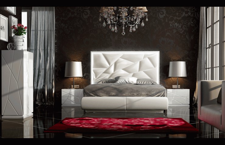 Кровать в спальню FRANCO KIU 1242 с LED подсветкой изголовья (180х200) в Тюмени - изображение 11