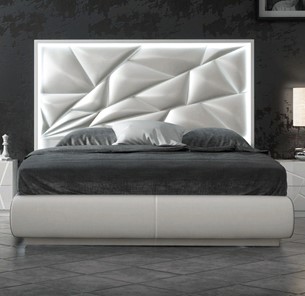 Кровать в спальню FRANCO KIU 1242 с LED подсветкой изголовья (180х200) в Тюмени - предосмотр 4
