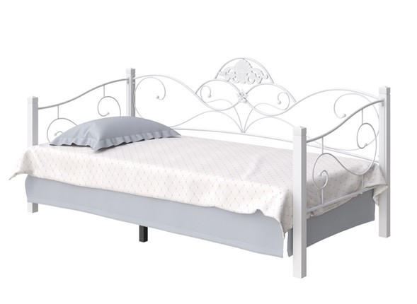 Спальная кровать Garda 2R софа 90х200, белый в Заводоуковске - изображение
