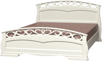 Кровать двуспальная Грация-1 (Белый Античный) 160х200 в Заводоуковске - предосмотр 1
