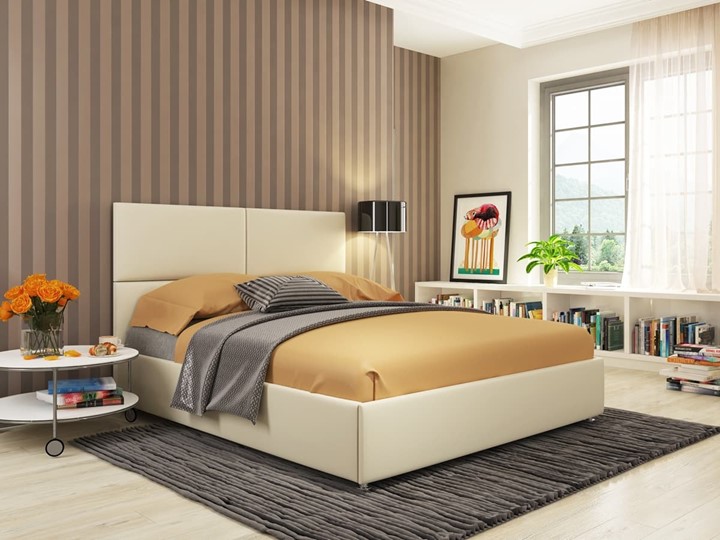 Спальная кровать Jasmin размер 160*200 с основанием в Заводоуковске - изображение 2