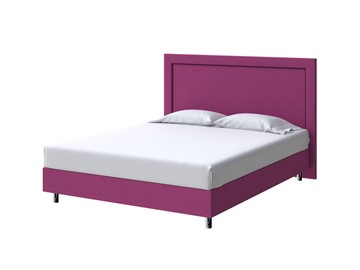 Кровать 2-спальная London Boxspring Standart 180х200, Рогожка (Savana Berry (фиолетовый)) в Заводоуковске - предосмотр
