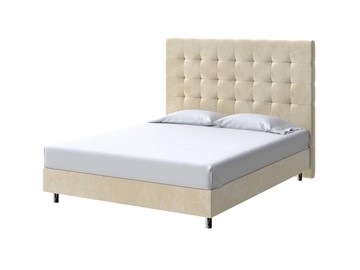 Спальная кровать Madrid Boxspring Standart 180х200, Велюр (Лофти Айвори) в Тюмени