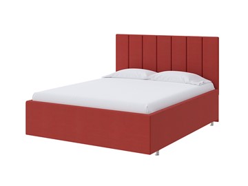 Двуспальная кровать Modern Large 180х200, Велюр (Forest 13 Красный) в Тюмени