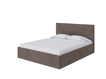 Спальная кровать Mono Plus 160х200, Велюр (Monopoly Горячий шоколад (237)) в Тюмени - предосмотр