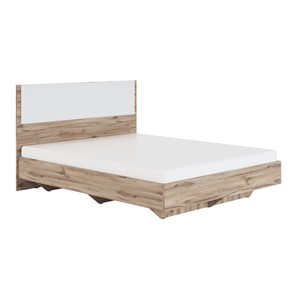 Кровать в спальню Николь (мод.1.4) 1,6 белая экокожа, с ортопедическим основанием в Тюмени