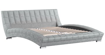 Двуспальная кровать Оливия 180 арт. Дарлинг грей сандал (светло-серый) с основанием в Тюмени - предосмотр 2