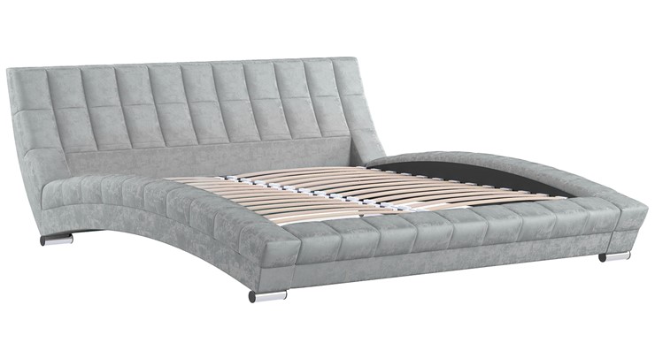 Двуспальная кровать Оливия 180 арт. Дарлинг грей сандал (светло-серый) с основанием в Тюмени - изображение 2