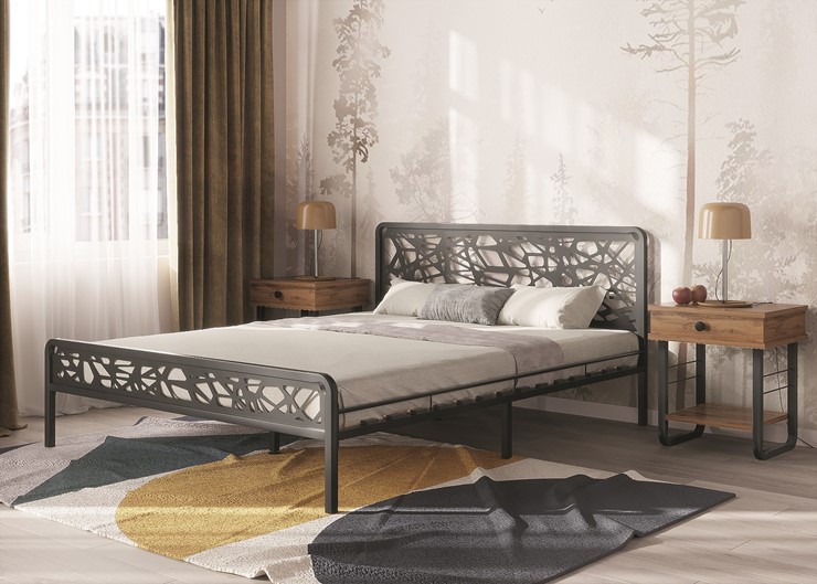Кровать 1-спальная Орион, 900, черный в Тюмени - изображение 1