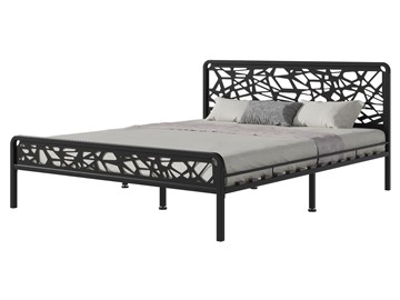 Двуспальная кровать Орион, 1600, черный в Тюмени