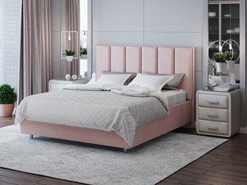 Кровать 2-спальная Routa 200х200, Велюр (Ultra Розовый мусс) в Заводоуковске - предосмотр