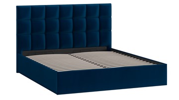 Кровать с подъемным механизмом Эмбер (Велюр Confetti Blue) в Заводоуковске - предосмотр 1