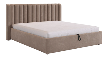 Спальная кровать с подъемным механизмом Ева (латте (велюр)) в Тюмени