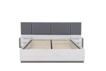 Кровать с подъемным механизмом двуспальная Винтер-16, винтерберг/темно-серый/спейс графит в Тюмени - предосмотр 4