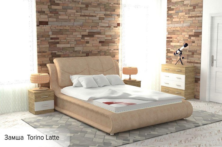 Двуспальная кровать Сицилия 160х200 (с основанием) в Тюмени - изображение 3