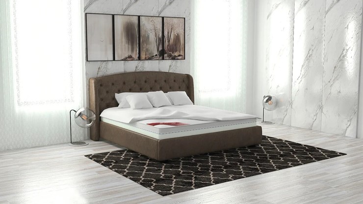 Кровать Сильва 180х200 (с основанием) в Тюмени - изображение 11