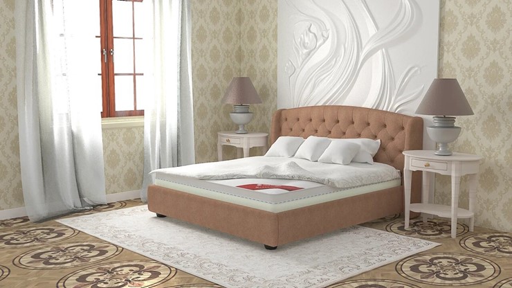Кровать Сильва 180х200 (с основанием) в Тюмени - изображение 3