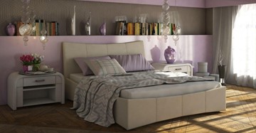 Двуспальная кровать Конкорд Stella с ортопедической решеткой 160х200 в Заводоуковске