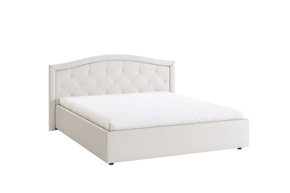 Кровать Верона 1,6 белый (экокожа) в Заводоуковске - изображение