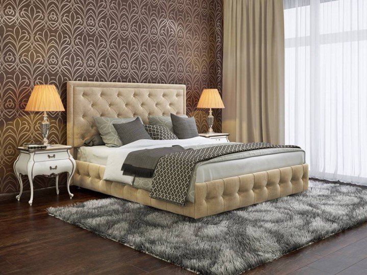 Кровать в спальню Virdjinia размер 160*200 с основанием в Тюмени - изображение 3