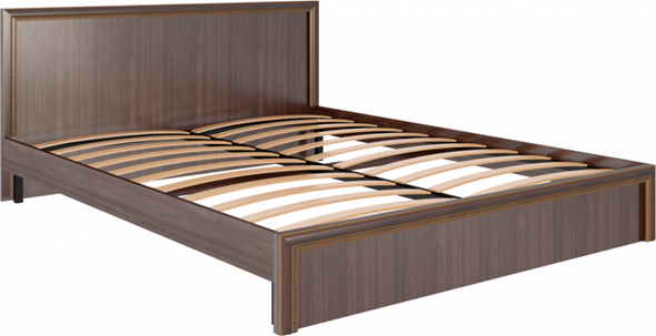 Двуспальная кровать Беатрис М07 (Орех Гепланкт) в Тюмени - изображение