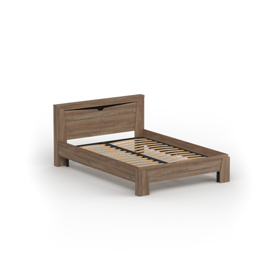Кровать с основанием Соренто 1800, Дуб стирлинг в Тюмени - изображение 1