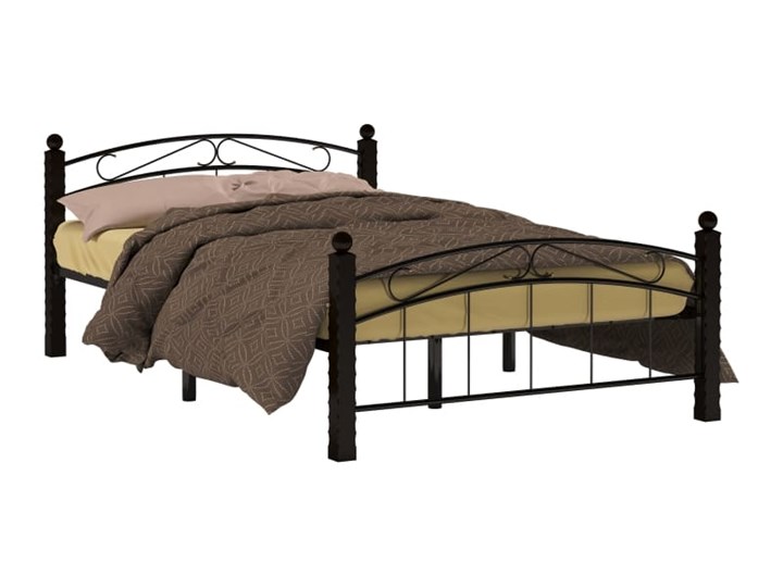 Полутороспальная кровать Гарда 15, 140х200, черная в Заводоуковске - изображение 1