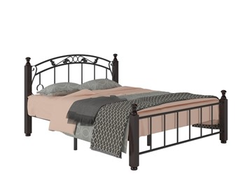 Кровать спальная Гарда 5, 160х200, черная в Заводоуковске - предосмотр 1