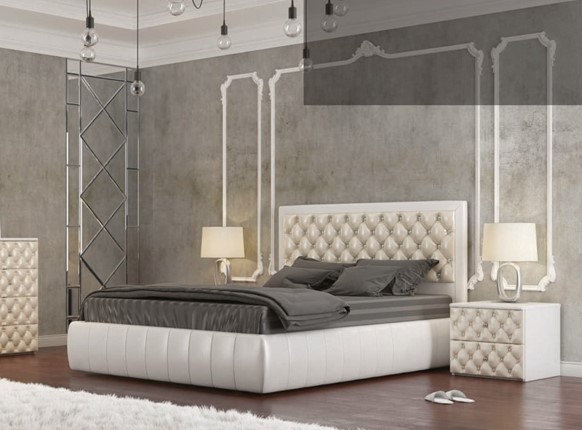 Кровать 2-спальная Вита 140*190 с основанием в Тюмени - изображение