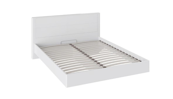 Кровать спальная Наоми 1600, цвет Белый глянец СМ-208.01.01 в Заводоуковске - изображение