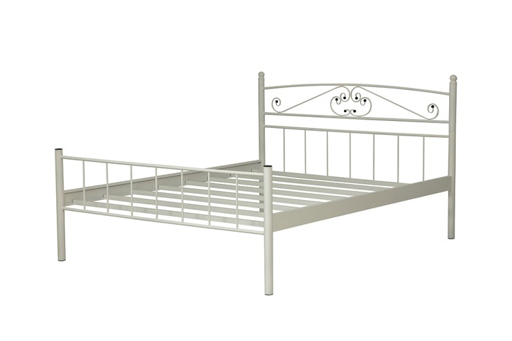 Двухспальная кровать 42.27-01 ЛАЦИО, металл белый в Тюмени - изображение 2