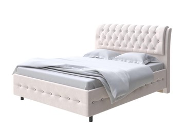 Кровать 2-спальная Como (Veda) 4 Grand 180х200, Микровелюр (Manhattan Цветочный белый) в Тюмени