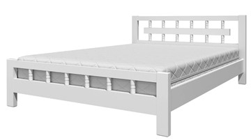 Кровать 1.5-спальная Натали-5 (Белый Античный) 140х200 в Тюмени