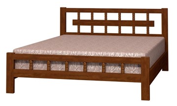 Кровать 1-спальная Натали-5 (Орех) 90х200 в Тюмени
