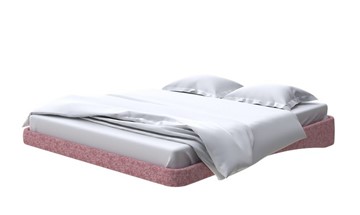 Парящая кровать 180х200, Рогожка (Levis 62 Розовый) в Тюмени