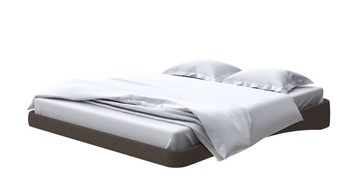 Парящая кровать 2-спальная 180х200, Рогожка (Savana Chocolate) в Тюмени
