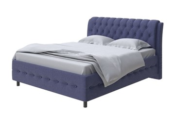Кровать Como (Veda) 4 140х200, Рогожка (Firmino Полуночный синий) в Заводоуковске